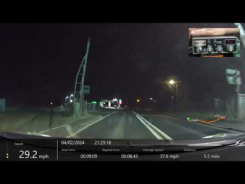 York JCB867 CB27/81 UK FM CB radio - On The Air test