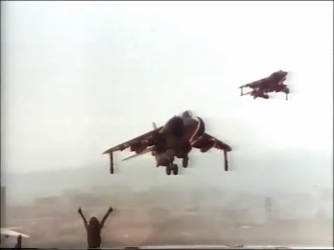 Spanish Navy AV-8S Matadors operations on SNS Dédalo (R01)