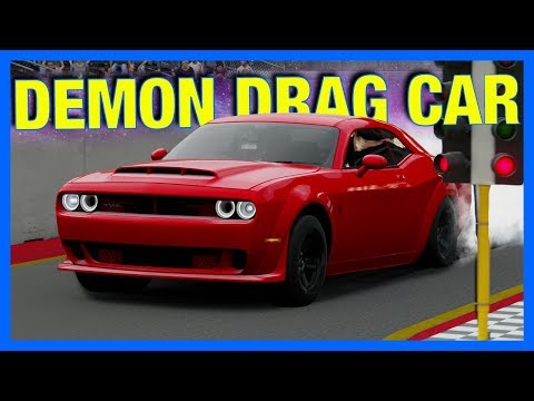 Forza Motorsport 7 Customization : DODGE DEMON DRAG BUILD!!