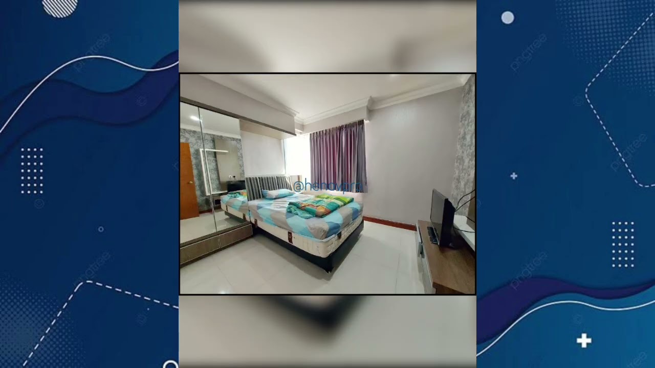For Rent Best Unit 2+1Br Full Furnish Renov High Fl Taman Anggrek