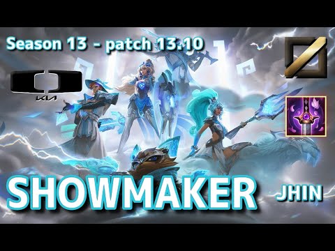 【KRサーバー/D4】DK Showmaker ジン(Jhin) VS アーリ(Ahri) MID - Patch13.10 KR Ranked【LoL】