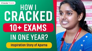 HOW I CRACKED 10+ Exams in 2019 ? | Inspirational SUCCESS STORY | Ms. APARNA - SBI PO