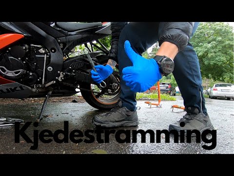 APG - Vedlikehold - Stramming av kjede