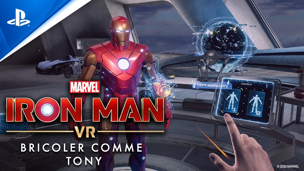 Les coulisses : bricoler sur l’armure à impulsions dans le garage de Tony dans Marvel’s Iron Man VR