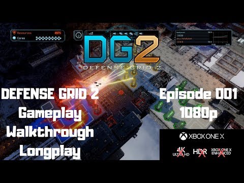Defense Grid 2 | Gameplay Longplay | Part 001 | Xbox One X 1080p | No Commentary