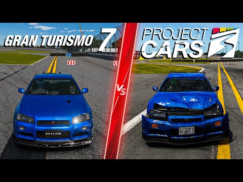 Gran Turismo 7 vs Project CARS 3 - Direct Comparison! Attention to Detail & Graphics!