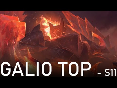Infernal Galio Top - S11 - League of Legends