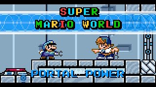 Cover art for Portal power but its Mario World style