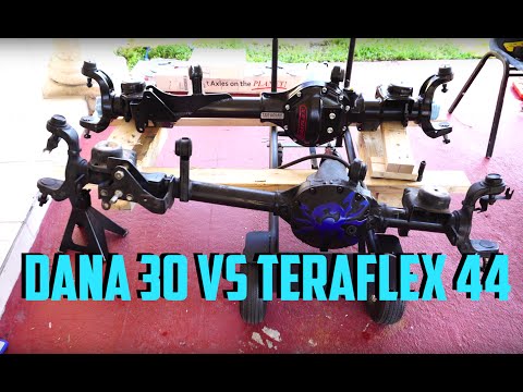 JEEP Axle Battle / Teraflex 44 Vs Dana 30 You deside.