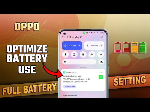 Optimize Battery Use🪫Oppo Mobile🔋Settings