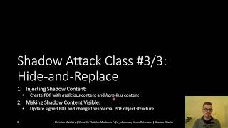 Download lagu NDSS 2021 Shadow Attacks: Hiding and Replacing Content in Signed PDFs mp3