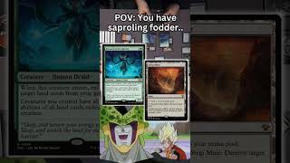 Sacrificing my tokens to destroy you land 👀🤯