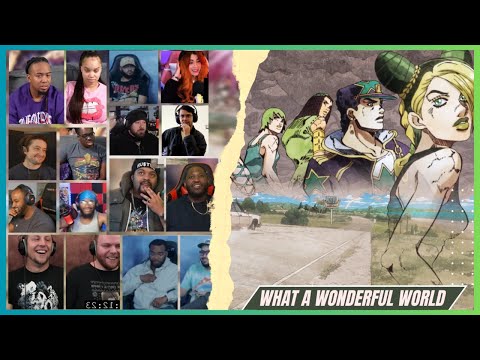 "A WONDERFUL WORLD?!" Jojo Bizarre Adventure Stone Ocean Episode 38 REACTION MASHUP