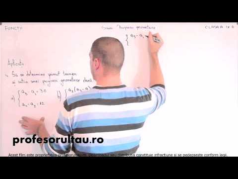 23   cls9   Functii   siruri   progresii geometrice   aplicatii   partea 4 - profesorultau.ro