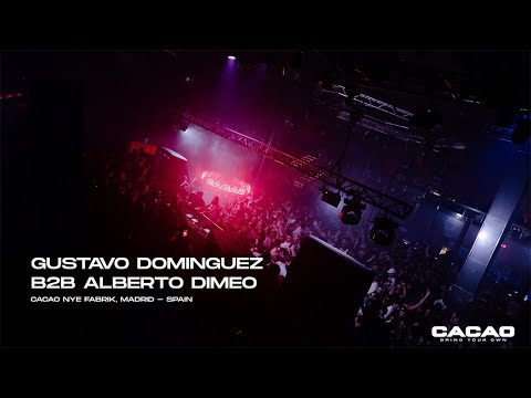 Gustavo Dominguez B2B Alberto Dimeo @CacaoCaosRecords Fabrik Madrid