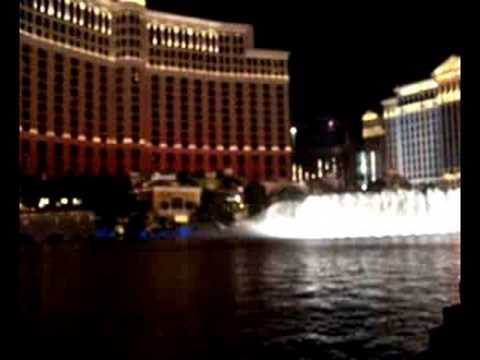 The Bellagios Water Show in Las Vegas