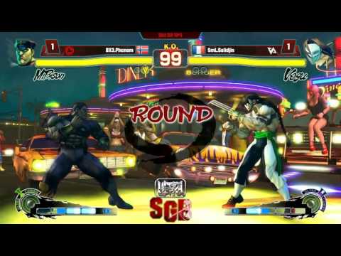 USF4 : SmL.Solidjin vs BX3.Phenom - TOP 8 - SGB 2K15