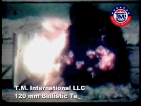 Blast Protection - Blast Wall T.M.I 120mm Test - Blast Shield