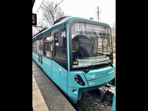 U4 I Enkheim ► Bockenheimer Warte I Bombadier Flexity Swift U5 I VGF I
