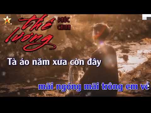 [ Karaoke ] Thê Lương ( Hạ Tone )- Phúc Chinh