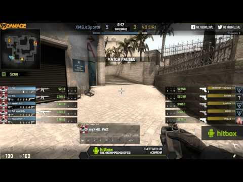 Hitbox CS:GO Arena Championship #2 - UB Halbfinale  NO SIR! vs. myXMG  (de_mirage) Map 1  part 1
