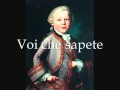 Voi che sapete - Three views of Cherubino's aria from "The Marriage of Figaro" by Mozart