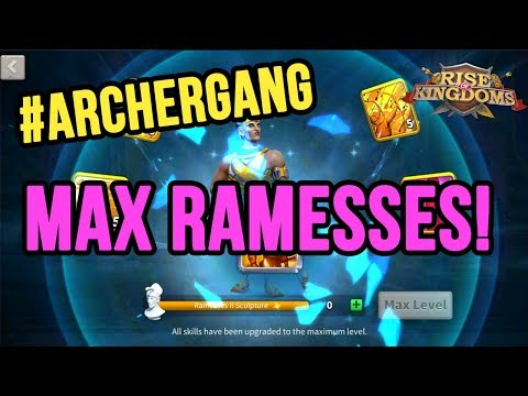 MAX RAMESSES ARCHER GANG New OP Meta ! #RoK [ My Secret Ritual ] | Rise of Kingdoms