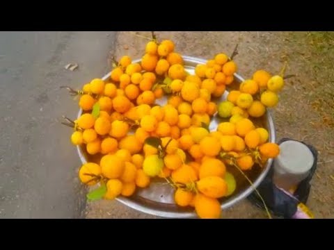 Street Food Tour Around Cambodia - Organic Fruit ( Phlae Koy) - Street Food Compilation