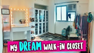My DREAM CLOSET 2018 | Indian walk-in closet