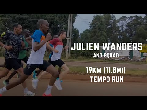 Julien Wanders - 19km Tempo Run
