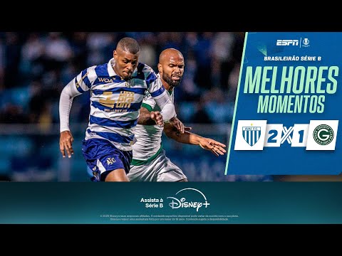 Gols e lances de Avaí x Goiás