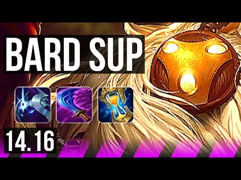 BARD & Miss Fortune vs JANNA & Zeri (SUP) | 900+ games, 7/4/20 | EUW Master | 14.16