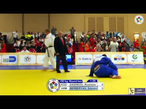Judo 2013 World Championships Cadets Miami: Dashkov (KGZ) - Berberyan (ARM) [+90kg]