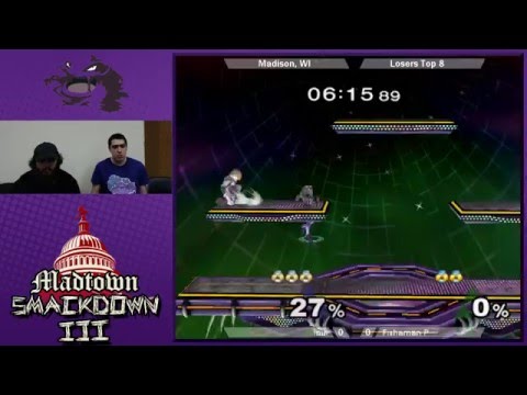 MTSD4 - Inui (White Sheik) vs Fishaman P (Blue Sheik, Ice Climbers) SSBM Losers Quarters