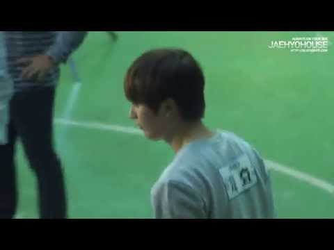 141012 블락비 재효 ( @blockbhyo ) 씨름연습★