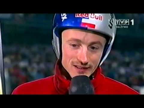 Adam Małysz po konkursie TCS w Oberstdorfie (29.12.2008)