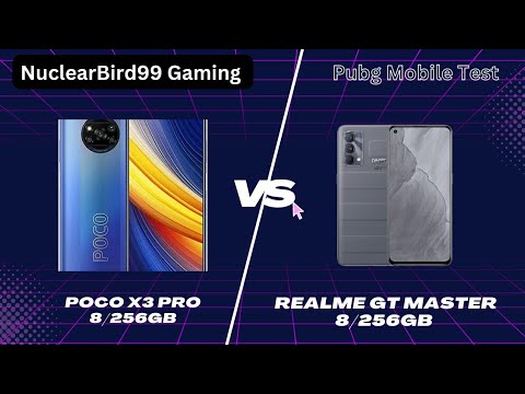 Poco X3 Pro vs Realme GT Master Edition | Pubg test