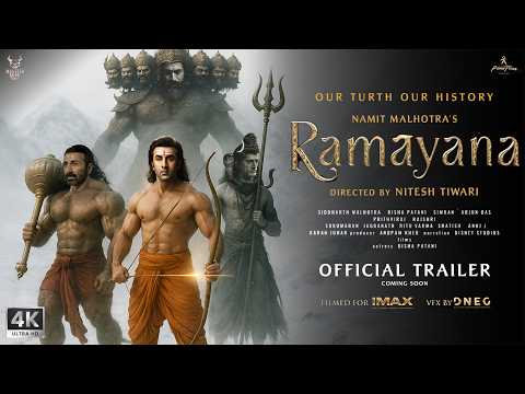 Ramayana - Official Trailer | Ranbir Kapoor | Yash | Sunny Deol | Sai Pallavi | Nitesh Tiwari