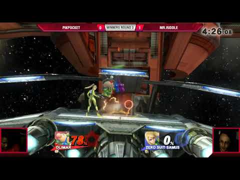 VS Weekly 7/19/18 - Winners R3 - CSM | PikPocket (Olimar) vs Mr. Riddle (ZSS) - Smash 4