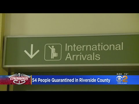 Over 50 Riverside County Residents Self-Quarantined Over Coronavirus