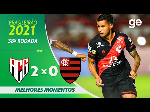 Gols e lances de Atlético-GO x Flamengo