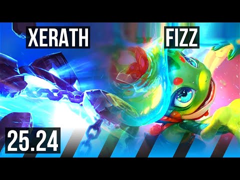 XERATH vs FIZZ (MID) | KR Master | 25.24