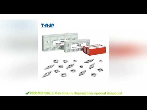 TASP 10pcs Carbide Insert Cutters Wood Turning Tools Round Square Diamond Replacement Milling Knives