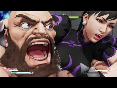 Street Fighter V Sako (Chun Li) Vs Hagejin (Zangief) Long Set