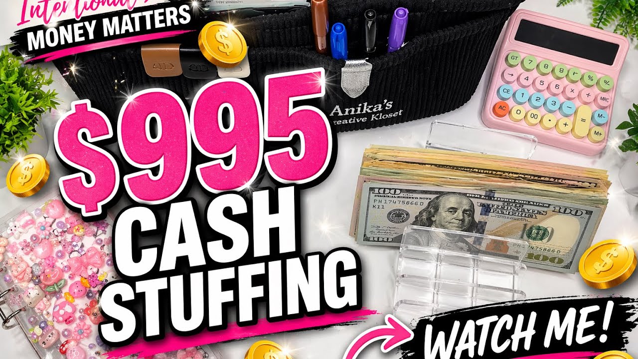 Cash Stuffing $995 in My Binders| Budgeting & Saving Routine