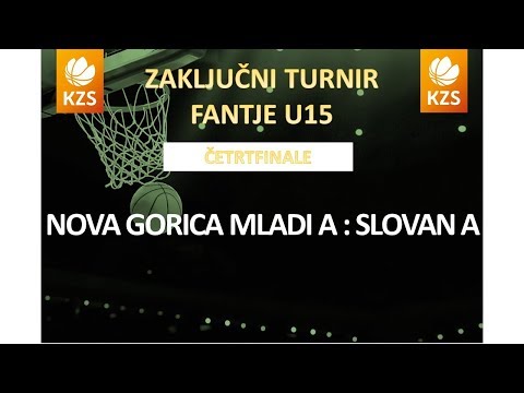 F8MU15 - Nova Gorica mladi A : Slovan A - četrtfinale - Sezona 2017/18