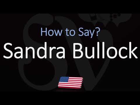 How to Pronounce Sandra Bullock? (CORRECTLY)
