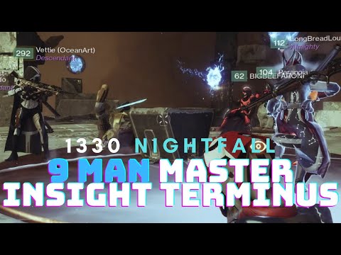 9 Man Master (1330) Nightfall Ordeal Insight Terminus Gameplay (Destiny 2 Season 13)