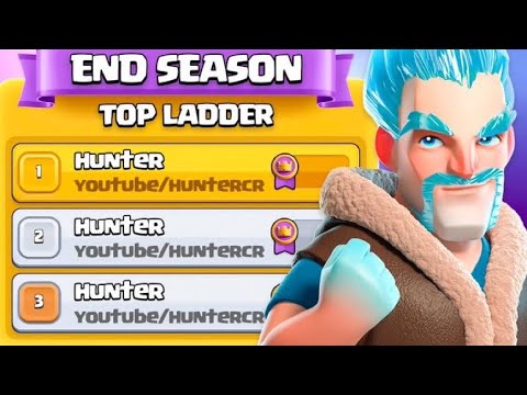 END SEASON Top Ladder w/ IceBow❄️🥇 -Clash Royale