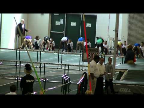 2A Girls 60m Hurdle Prelims Heat 2 - Illinois Top Times 2014